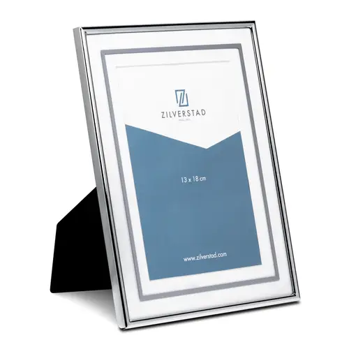 Zilverstad Nantes 13x18 cm silber-glanz Metallrahmen mit Passepartout