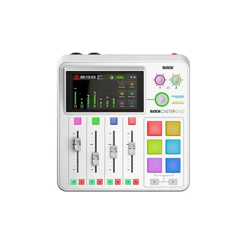Rode RODECaster Duo white Podcast-Studio Integrated Audio Production Studio