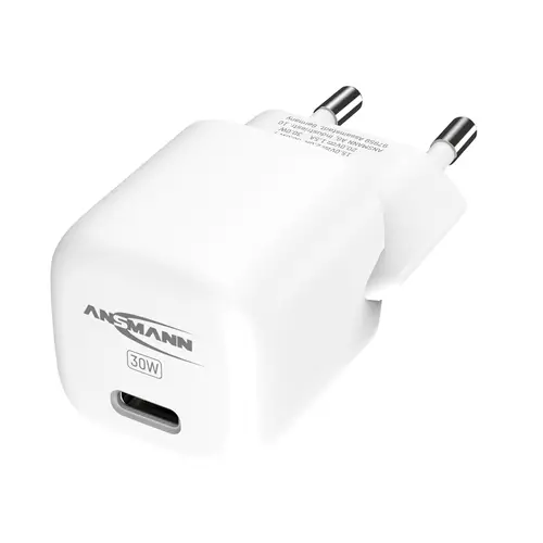 Ansmann HC130PD mini 30W Home Charger weiß, 3A, USB-Ladegerät