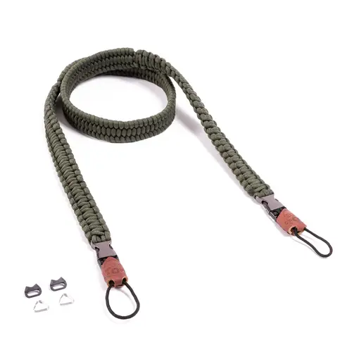 C-Rope Traveler Paracord military olive 100 cm Kameragurt