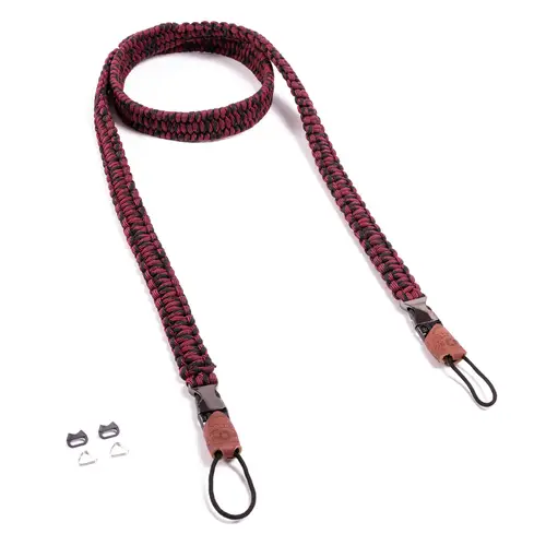C-Rope Traveler Paracord red dots 140 cm Kameragurt