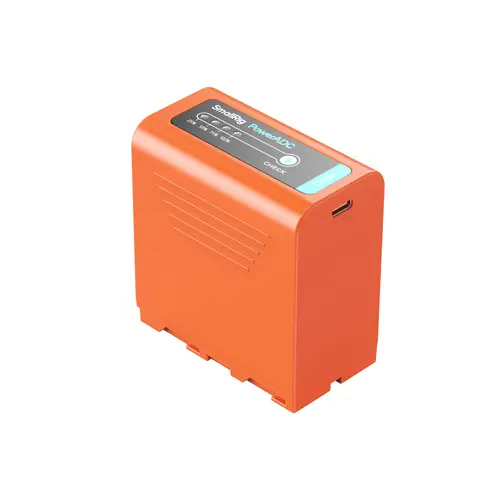 SmallRig 4972 NP-F970 USB-C Rechargeable Camera Battery (Orange)