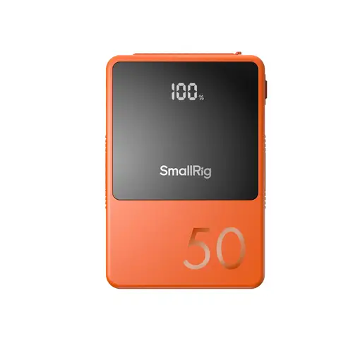 SmallRig 4871 VB50 mini V Mount Battery (Orange)