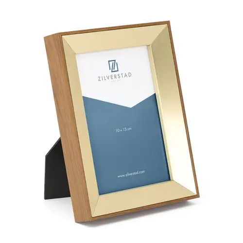 Zilverstad Marseille 10x15 cm braun/gold Porträtrahmen aus Holz