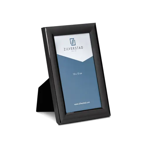 Zilverstad Lille 10x15 cm schwarz glanz Porträtrahmen aus Kunststoff