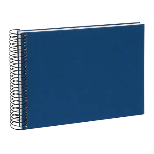 Goldbuch Bella Vista 24x17 cm, 40 weiße Seiten, blau, Spiralalbum