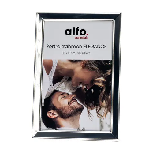alfo. Elegance versilbert 10x15 cm Porträtrahmen