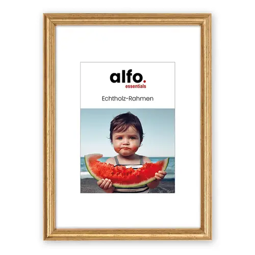 alfo. Rondo 30x45 cm gold, Holzrahmen