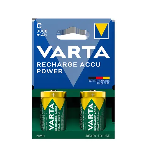 Varta Recharge Accu Power C 3000mAh 2er Blister plastikfrei