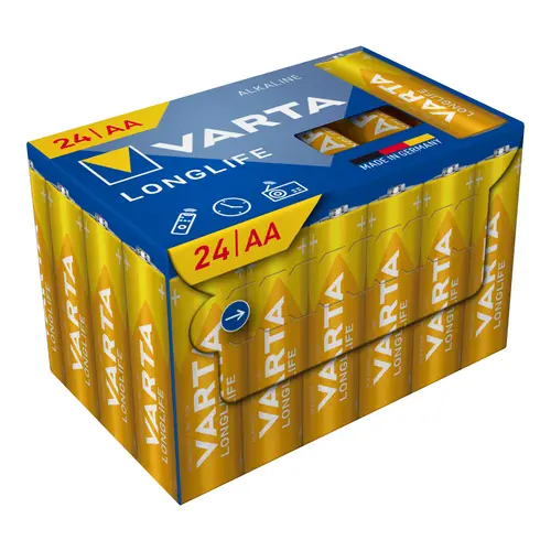 Varta Longlife Mignon AA CUBE24 Batterie plastikfrei