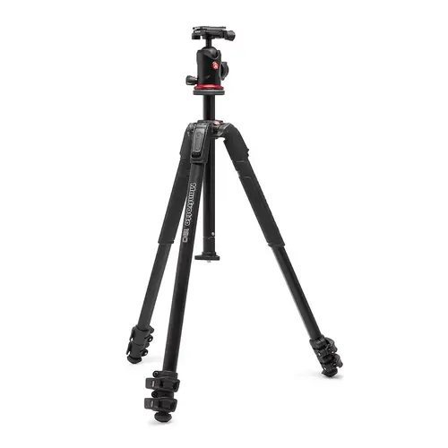 Manfrotto 190X Alu ARCA Kit, Stativ mit Kugelkopf, 3 Segmente
