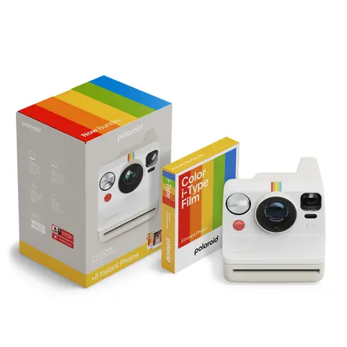 Polaroid Everything Box Now Gen3 Pebble White Sofortbildkam.+i-Type Film(8 Aufn)