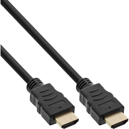 InLine HDMI-High-Speed-Kabel 3 m mit Ethernet, Premium, 4K2K, ST/ST, schwarz