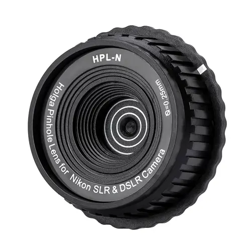 HOLGA PinholeLens Nikon F-Mount, Objektiv für Nikon (D)SLR Kamera