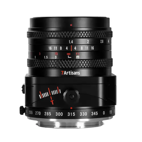 7Artisans 1,4/50 mm, Sony E-Mount (APS-C) schwarz, Tilt Shift Objektiv