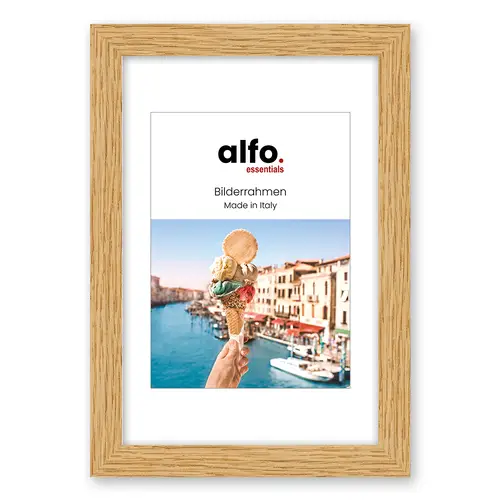 alfo. Vero 24x30 cm eiche, Natur-Holzrahmen