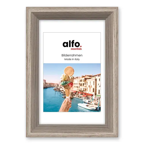 alfo. Orvieto 20x30 cm braun, Holzrahmen