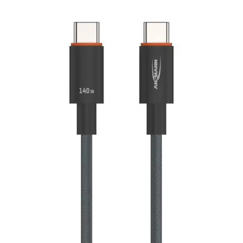 Ansmann USB-C Ladekabel 60 cm anthrazit