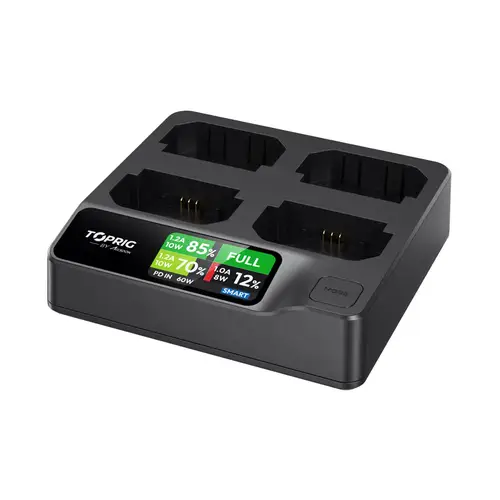 Accsoon Toprig 100W 4-Bay NP-FZ100 Fast Charger