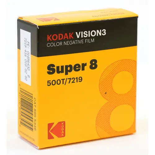Kodak Vision3 500T/7219, 8 mm x 15 m Perf. 1R Schmalfilm