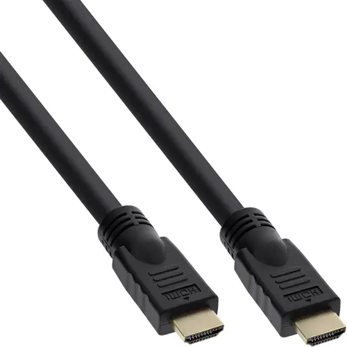 InLine High Speed HDMI-Kabel m. Ethernet 4K2K, ST/ST, schwarz, 5m