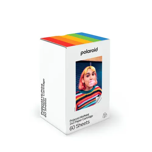 Polaroid Hi Print 2x3 Papierkassette 60 Bilder, inkl. 6 Farbkartuschen