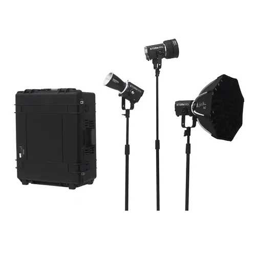 Aputure Storm 80c, 3-Light Kit, 3x 80 Watt Leuchte