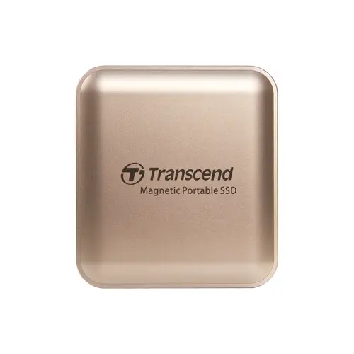 Transcend ESD420G Portable SSD 4 TB, externe SSD Festplatte, MagSafe, gold