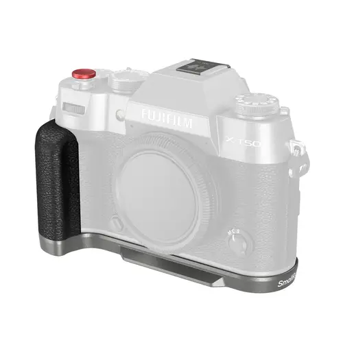 SmallRig 4712B Silicone L-Shape Handle für Fujifilm X-T50 charcoal silver