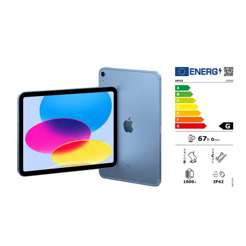 Apple iPad 11 Wi-Fi+Cell 128 GB blau Tablet (A3355) 11. Generation