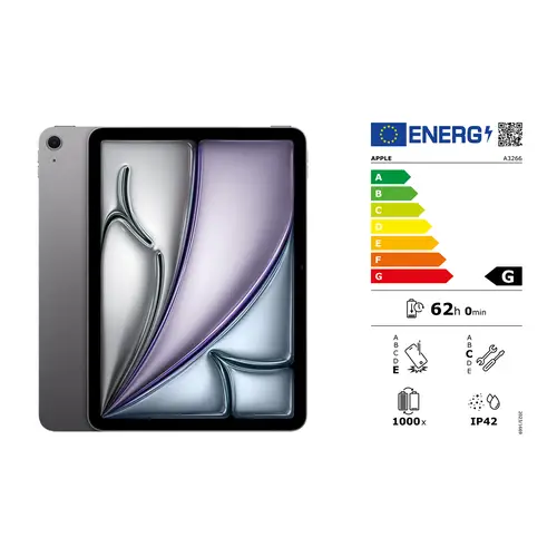 Apple iPad Air 11 M3 Wi-Fi 1 TB space grau, Tablet (A3266)