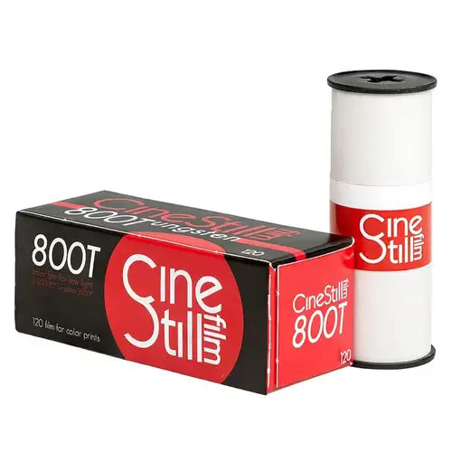 CineStill Xpro 800 Tungsten 120 Rollfilm Negativ-Farbfilm mit 12 Aufnahmen