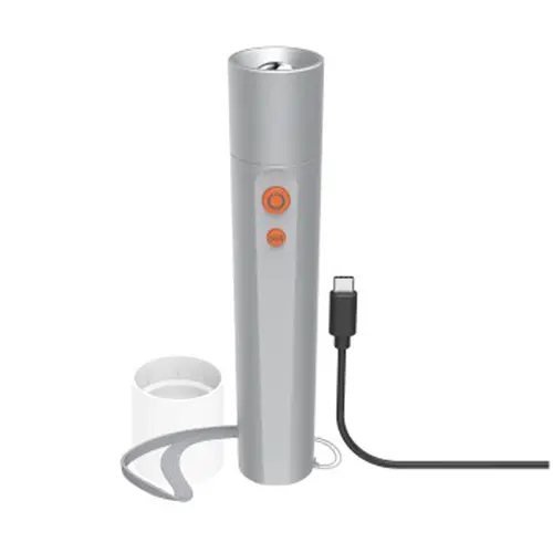 Hama FL350-C LED-Taschenlampe aufladbar Aluminiumgehäuse, 4 Modi + SOS