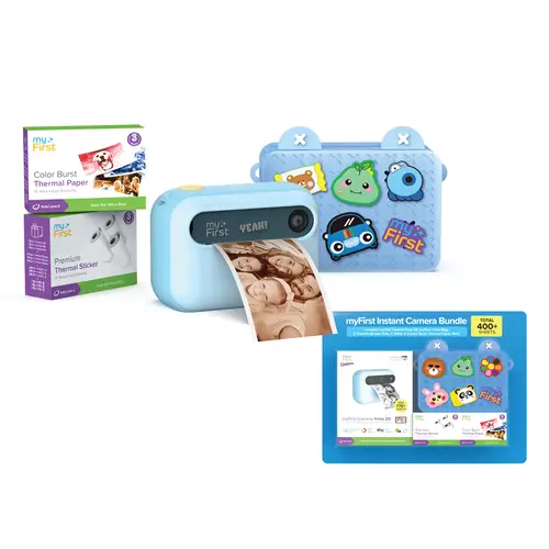 MyFirst Camera Insta 20 Blue, Bundle Set