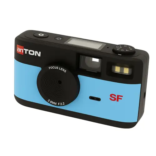 anTON K1 Screen Free blau, dig.Kamera ohne Display, inkl. 4GB Micro SD Karte