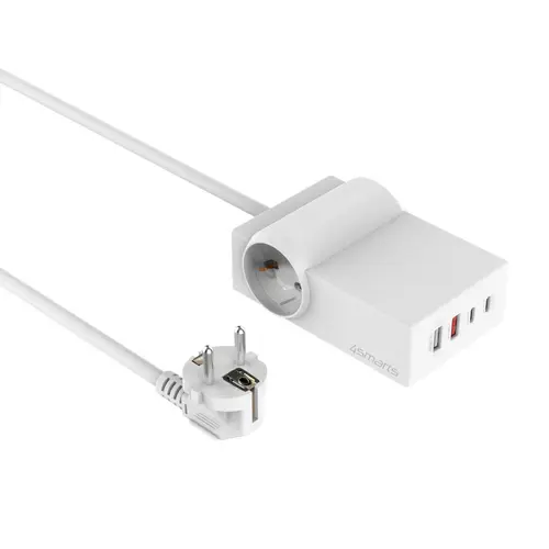 4smarts USB-C/A Steckdosenleiste Desk GaN 65W