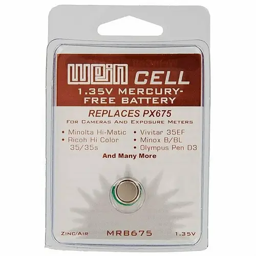 WeinCell Knopfzelle MRB675 Zink/Luft Batterie