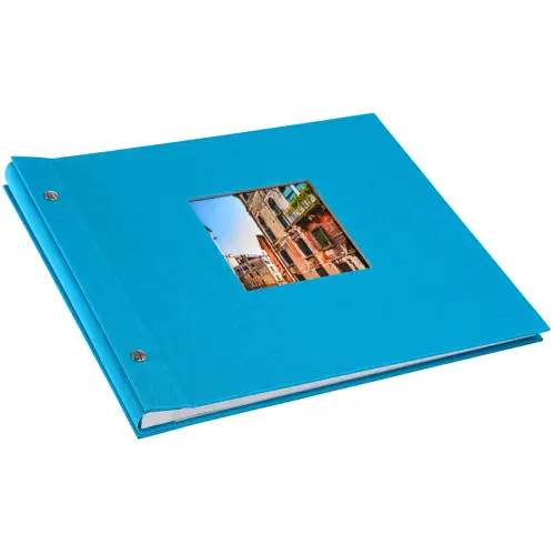 Goldbuch Bella Vista 30x25 cm, 40 weiße Seiten, türkis, Schraubalbum