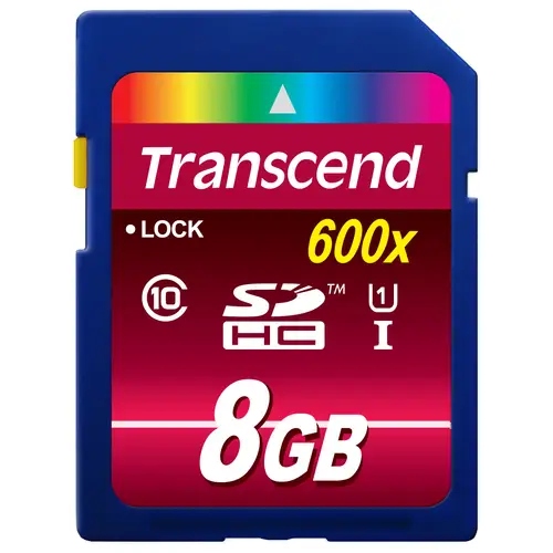 Transcend 8 GB SDHC Cl10 UHS-1 600x
