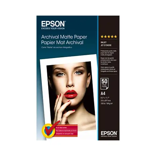 Epson Archival Matte Paper A4, 50 Blatt 189 g/m²