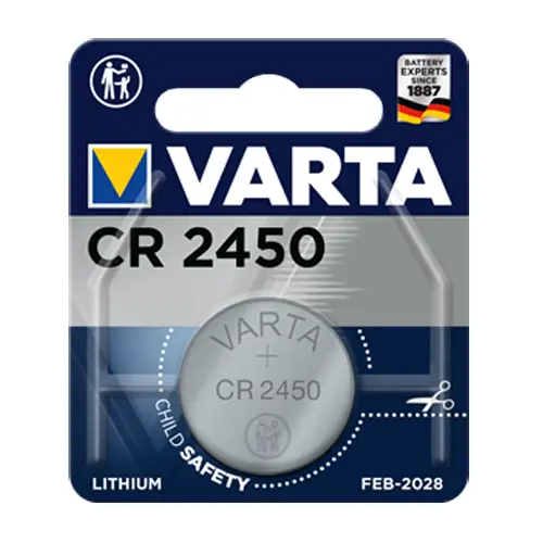 Varta Electronics CR 2450 Knopfzelle