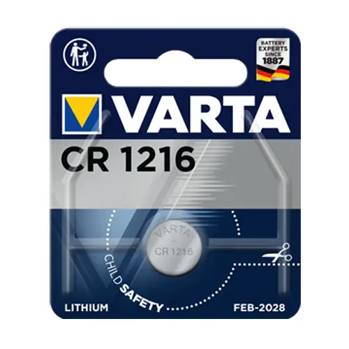 Varta Electronics CR 1216 Knopfzelle