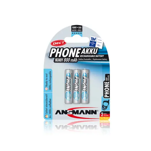 Ansmann maxE Phone Akku Micro (AAA/HR03) 3er Blister