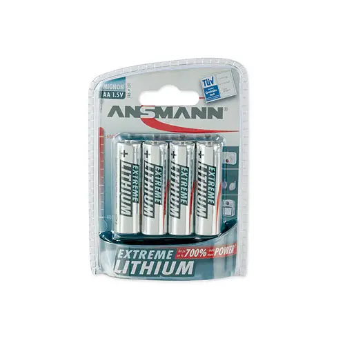 Ansmann Lithium Mignon (AA/FR6) 4er Blister Batterie