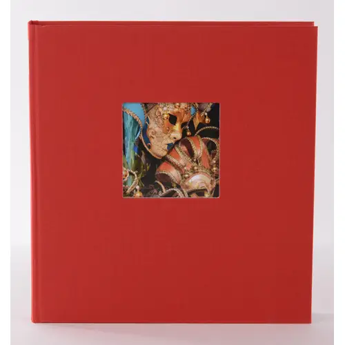 Goldbuch Bella Vista 25x25 cm rot, 60 weiße Seiten, Buchalbum