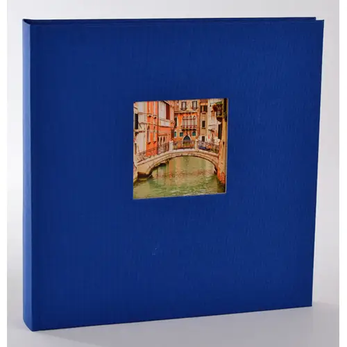 Goldbuch Bella Vista 30x31 cm, 60 weiße Seiten, blau, Buchalbum