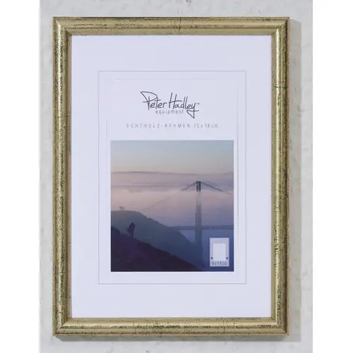 Peter Hadley Rondo 30x45 cm, gold, Holzrahmen