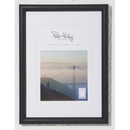 Peter Hadley Rondo 30x40 cm, schwarz, Holzrahmen