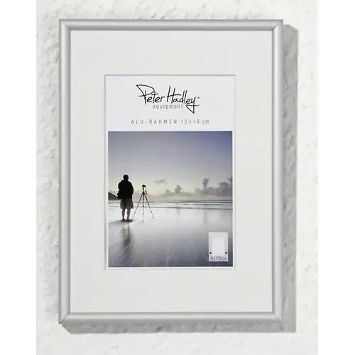 Peter Hadley Tibet 13x18 cm silber-matt, Alurahmen mit cremefarbenem Ppt. (9x13)