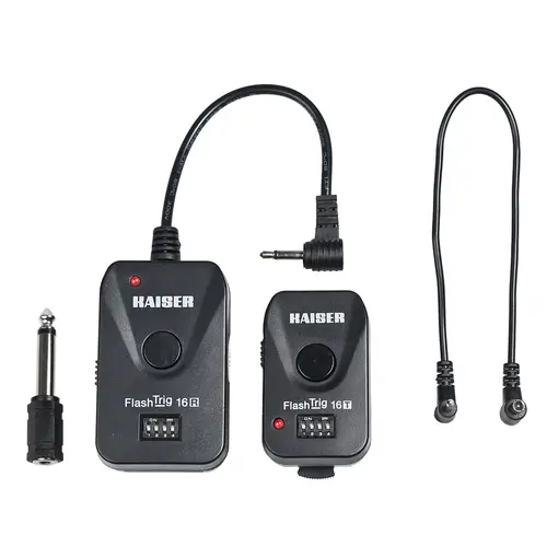 Kaiser FlashTrig 16 Funk-Blitzauslöser-Set fürStudioblitze